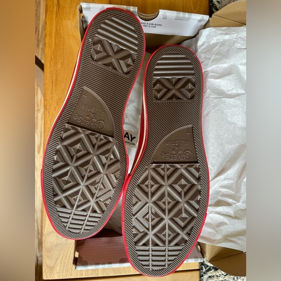 Converse Chuck Taylor All Star 70 High Comme does Garçons PLAY Egret Red. Unisex - Picture 6 of 6